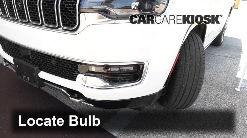 2023 Jeep Wagoneer Series II 3.0L 6 Cyl. Turbo Éclairage Feu antibrouillard (remplacer l'ampoule)